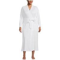 Long Sleeve Cotton Dressing Gown, Mid-calf Length
