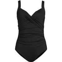 Plus Smoothing Wrap High Leg Swimsuit