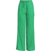 Wide Leg Pull-on Linen Trousers