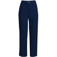 Tapered Linen Ankle Trousers