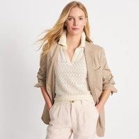 Sleeveless Johnny Collar Jumper