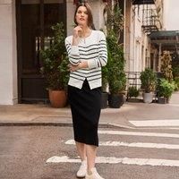 Sweater Knit Pull-On Skirt