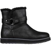 Skechers Keepsakes 2.0 Mid O-Ring Wrap Boot - Black Microleather