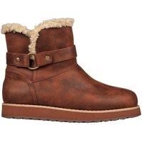 Skechers Keepsakes 2.0 Mid O-Ring Wrap Boot - Chocolate Microleather