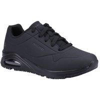 Skechers Men/'s UNO SR SUTAL Trainers, Black Synthetic, 9 UK