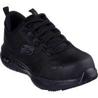 Skechers Women/'s Arch Fit SR Ebinal Fire and Safety Boot, Black, 4 UK