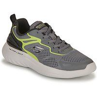 Skechers Bounder 2.0 Andal charcoal/lime memory foam sports gym trainers shoes