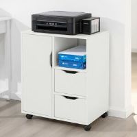 17 Stories 2 Drawer Filing Cabinet White;White;White;White 70cm H X 60cm W X 35cm D