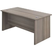 Wayfair Basics™ Buariki Desk Grey Oak 73cm H x 140cm W x 60cm D