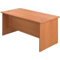 Wayfair Basics™ Buariki Desk Beech 73cm H x 160cm W x 60cm D