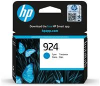 HP 924 (££4K0U3NE) Cyan Original Printer Cartridge OfficeJet Pro 8124e, 8122e, 8132e, 8135e, 8134e, 8125e All-in-One Printer