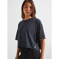 Fp Movement Womens Inspire Cropped T-Shirt - Black