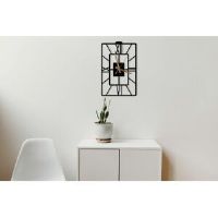 Rio Amergin Wall Clock black 45.0 H x 29.0 W x 1.5 D cm