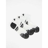UA Performance Tech 3pk Low, White, LG