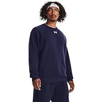 Under Armour Men/'s UA Rival Fleece Crew Shirt Midnight Navy