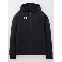 Under Armour Boy/'s UA Rival Fleece FZ Hoodie Shirt Black
