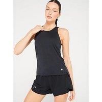 Under Armour Womens UA Launch Singlet, Women/'s Tank Top, Sleeveless Sports Top for Women, Lightweight Running Top Black