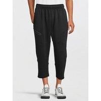 Under Armour Unstoppable Fleece Baggy Crop Pant, Black, L
