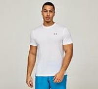 Under Armour Men/'s UA Launch Tee, Lightweight Men/'s Running T-Shirt, Sweat-Wicking Sports Top, Quick-Drying Men/'s Gym Top White