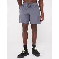 Under Armour Mens Running Launch 7Inch 2In1 Shorts - Grey