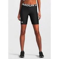 Under Armour Womens Training Heat Gear Authentics 8In Shorts - Black/White