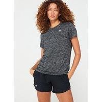 Under Armour Women/'s Tech SSC – Twist, Comfortable Women/'s T-Shirt, Sports T-Shirt for All Activities, Short Sleeve T-Shirt for Women Black