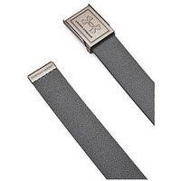 Under Armour Men/'s Stretch Webbing Belt, Durable and Stretchy Men/'s Belt for Sports and Outdoor Pursuits, Essential Golf Gear with Adjustable Clasp,Castlerock/Black/Silver,OSFM