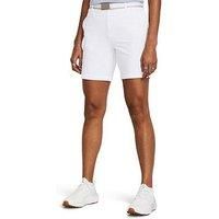Under Armour Women'S Golf Drive 7 Inch Shorts - White