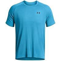 Under Armour Mens Tech Training T-Shirt Tee Top Sports Capri/Black Tex XL