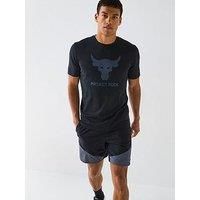 Under Armour Men'S Training Project Rock Brahma Bull T-Shirt - Black
