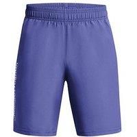 Under Armour Junior UA Tech Woven Wordmark Short - Purple - Size S/B