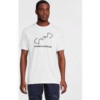 Under Armour Men UA GL Foundation Update Short Sleeve Tee, Super Soft Men/'s T-Shirt for Training and Fitness, Fast-Drying Sports T-Shirt with Graphic White