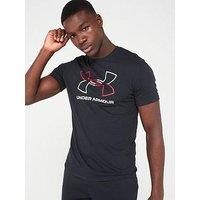 Under Armour Men UA GL Foundation Update Short Sleeve Tee, Super Soft Men/'s T-Shirt for Training and Fitness, Fast-Drying Sports T-Shirt with Graphic Black