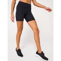 Under Armour - Womens Launch 6" Shorts, Color Black (001), Size: Medium