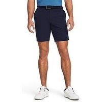 Under Armour UA Fly by 3/'/' Shorts, Black/White/Reflective, XS