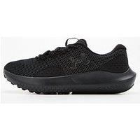 Under Armour Ua W Charged Surge 4 Running Shoe, Black, 3.5 UK