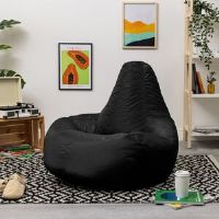Ebern Designs Veeva Recliner Broughtonville Bean Bag Chair black