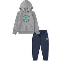 Converse Younger Boys Dissected Chuck Patch Fleece Hoodie & Jogger Set - Navy
