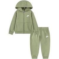 Nike Infants Full Zip Club Tracksuit - Green