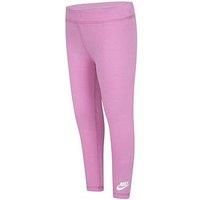 Nike Kids Girls Fleece Lined Leggings - Pink