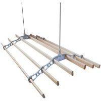 Rebrilliant Ceiling Pulley Wall-Mounted Drying Rack 14cm H X 140cm W X 56cm D