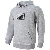 New Balance Essentials Brushed Back Hoodie - Grey