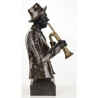 Rosalind Wheeler Shinnick Decorative Figurine Brown/Gold 37cm H X 22cm W X 20cm D