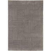 Ivy Bronx Arison Grey Rug Grey Rectangle 120 x 170cm