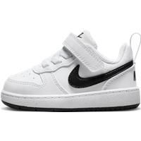 Nike white & black court borough low recraft Toddler Trainers
