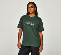 Jordan Womens Large Logo Short Sleeved T-Shirt - Green - Size XS