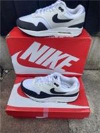 Womens Ladies Shoes Casual NIKE AIR MAX 1 Trainers White DZ2628 102 EU 37.5 UK 4