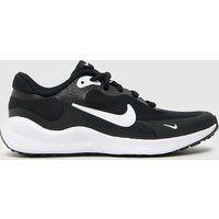 Nike black & white revolution 7 Youth trainers