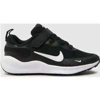 Nike black & white revolution 7 Junior trainers
