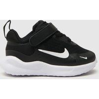 Nike black & white revolution 7 Toddler trainers